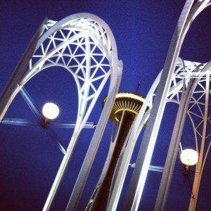 arches early evening