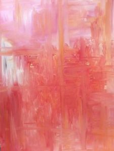 art abstrct pink
