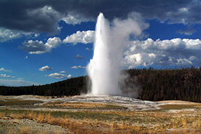 Yellowstone geyser